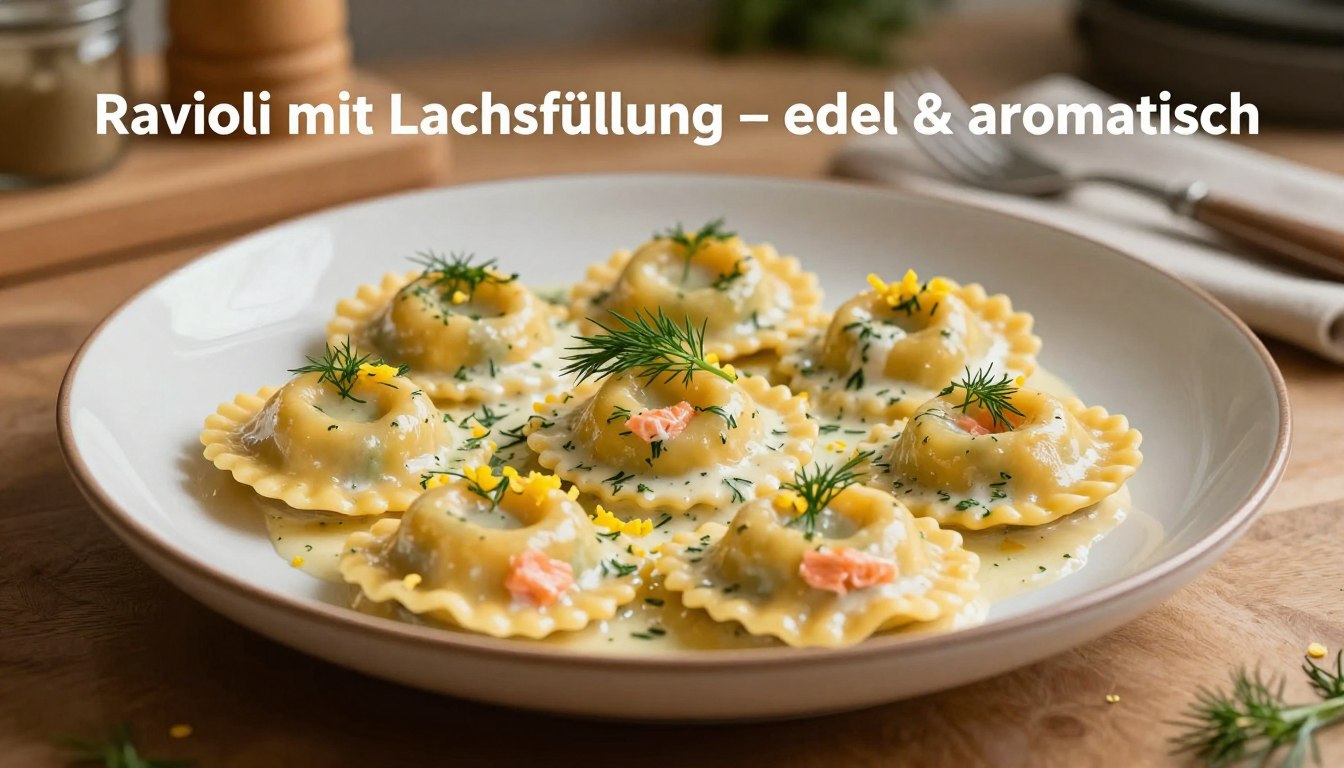 Ravioli mit Lachsfüllung – edel & aromatisch