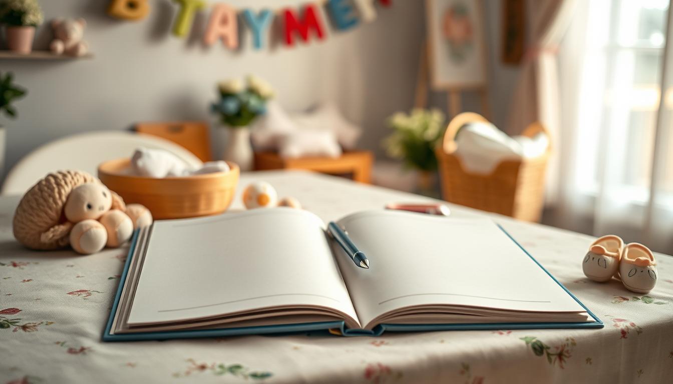 Gästebuch zur Babyparty: Liebevolle Erinnerungen