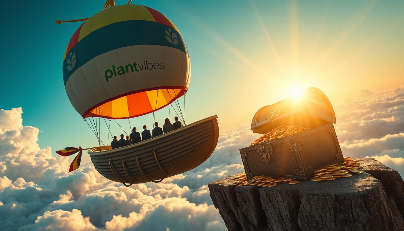 Flug zur Schatztruhe und zurück