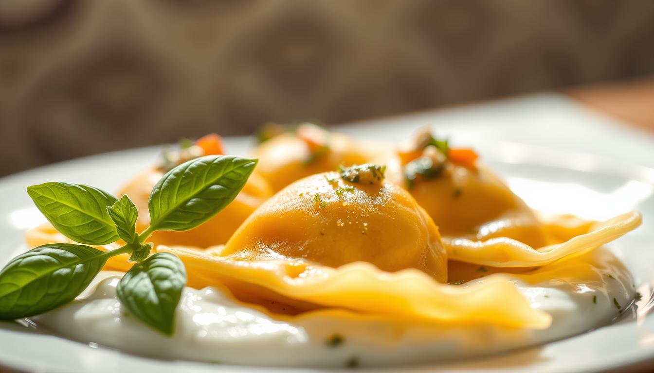 Herzhafte Hähnchen-Ravioli: Ein proteinreiches Pastagericht