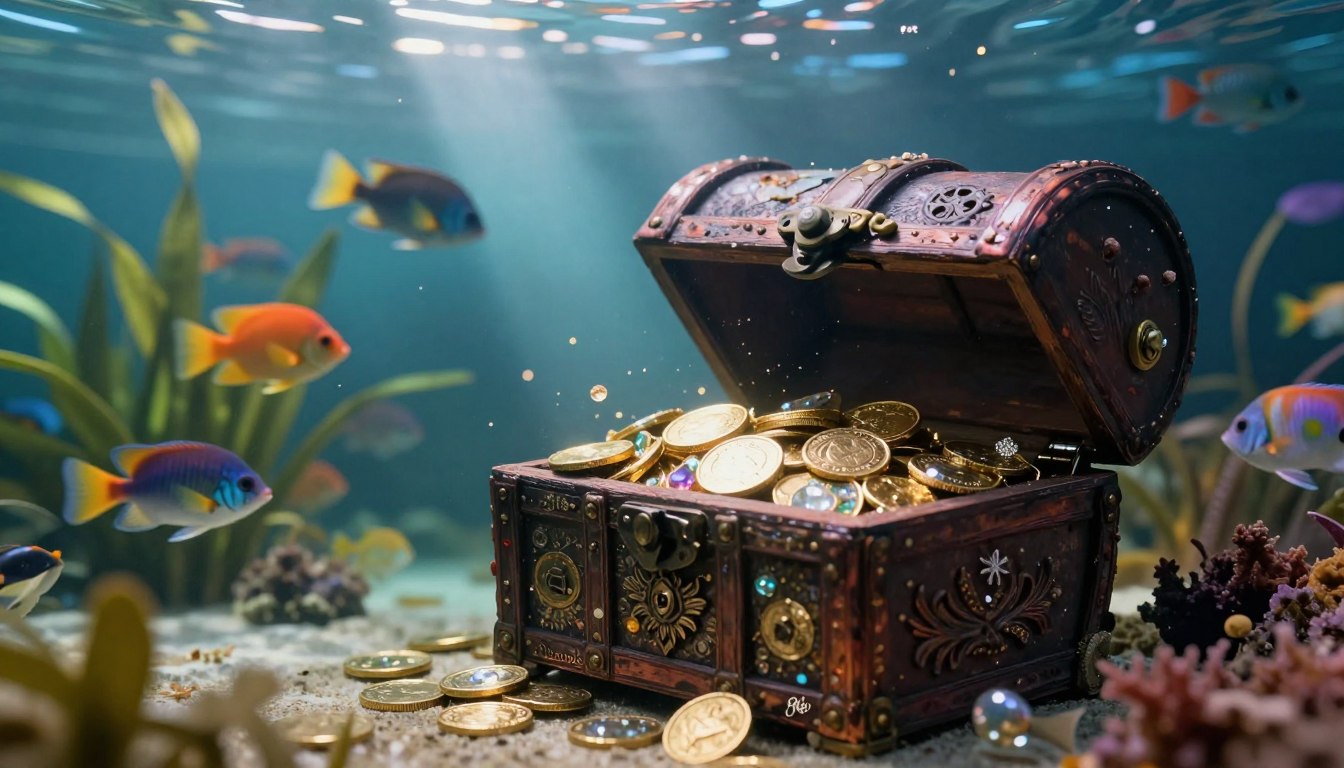 Schatztruhe im Aquarium – Deko-Ideen