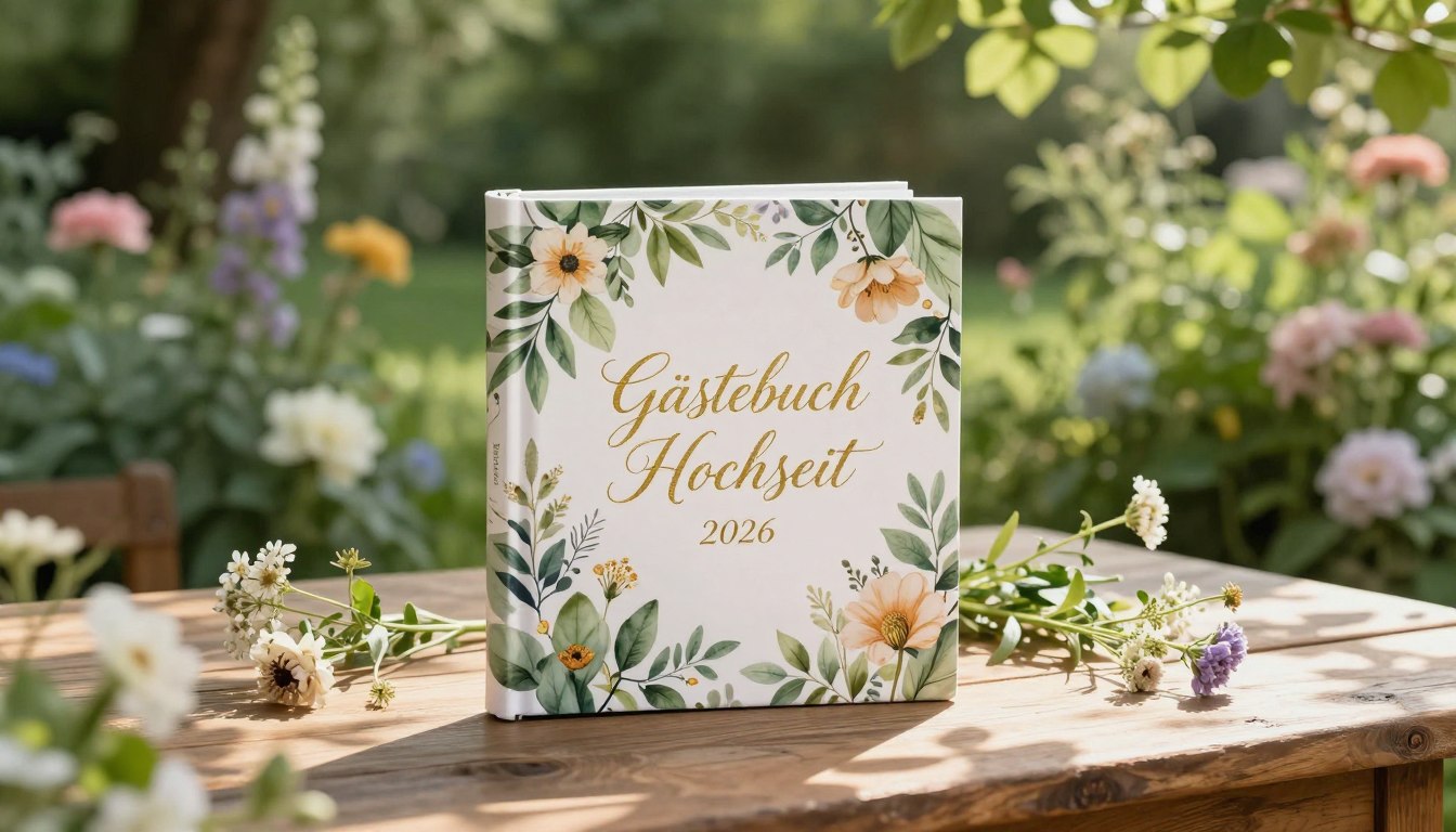 Gästebuch Hochzeit Greenery 2026: Natürliche Trendideen