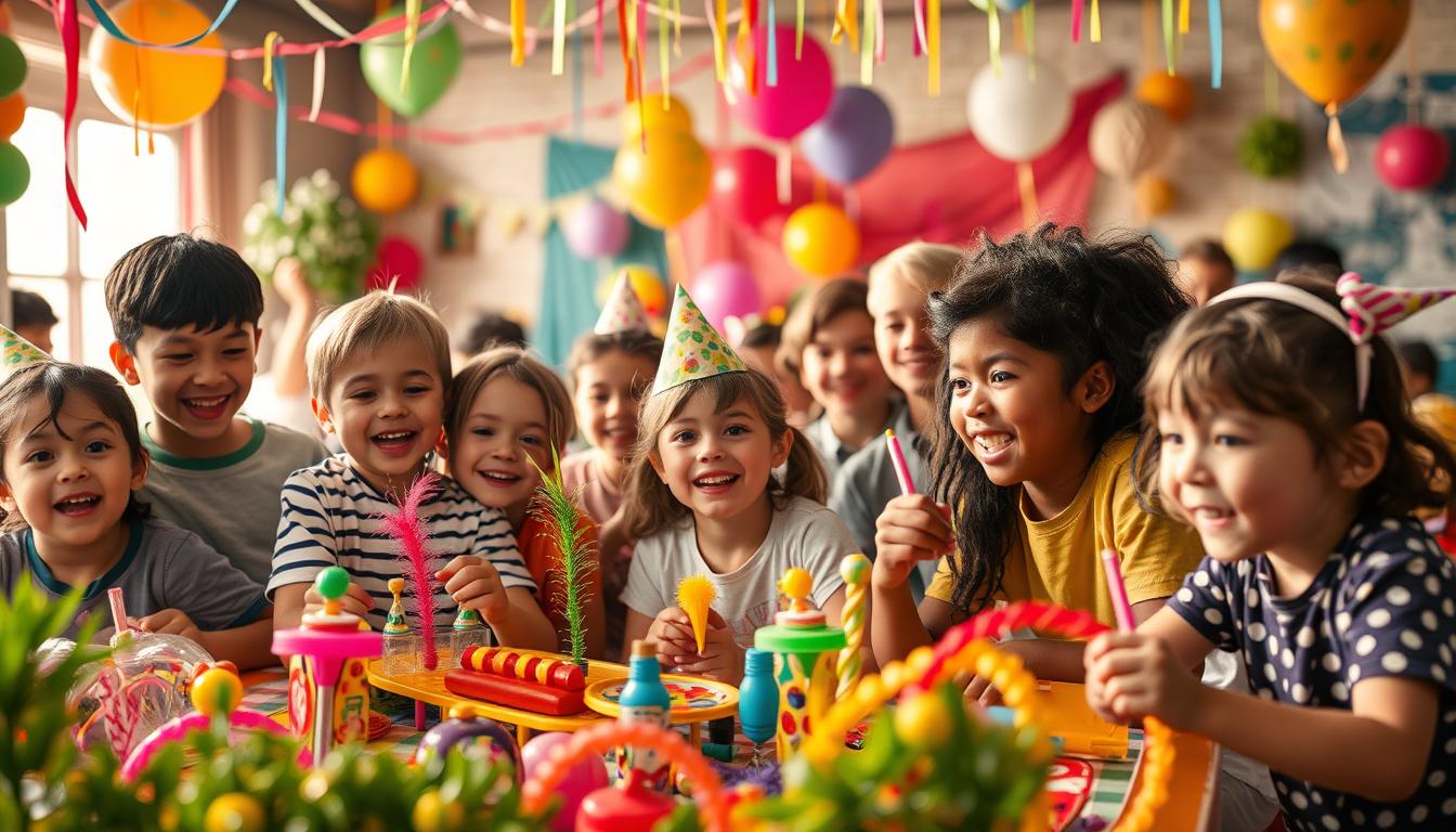 Lustige und mitreißende Partyspiele für Kinder jeden Alters