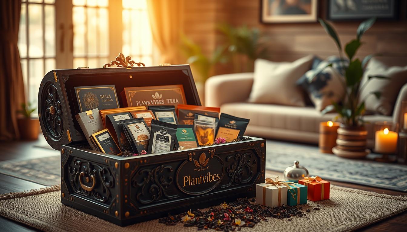 Schatztruhe für Tee und Geschenke