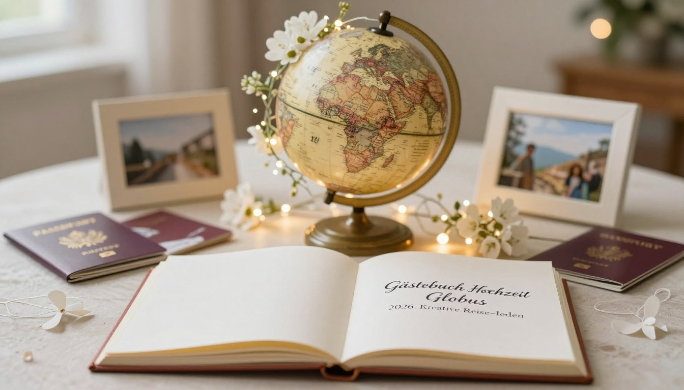 Gästebuch Hochzeit Globus 2026: Kreative Reise-Ideen