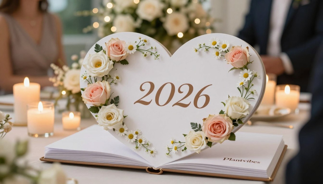 Gästebuch Hochzeit Herz 2026: Romantische Ideen