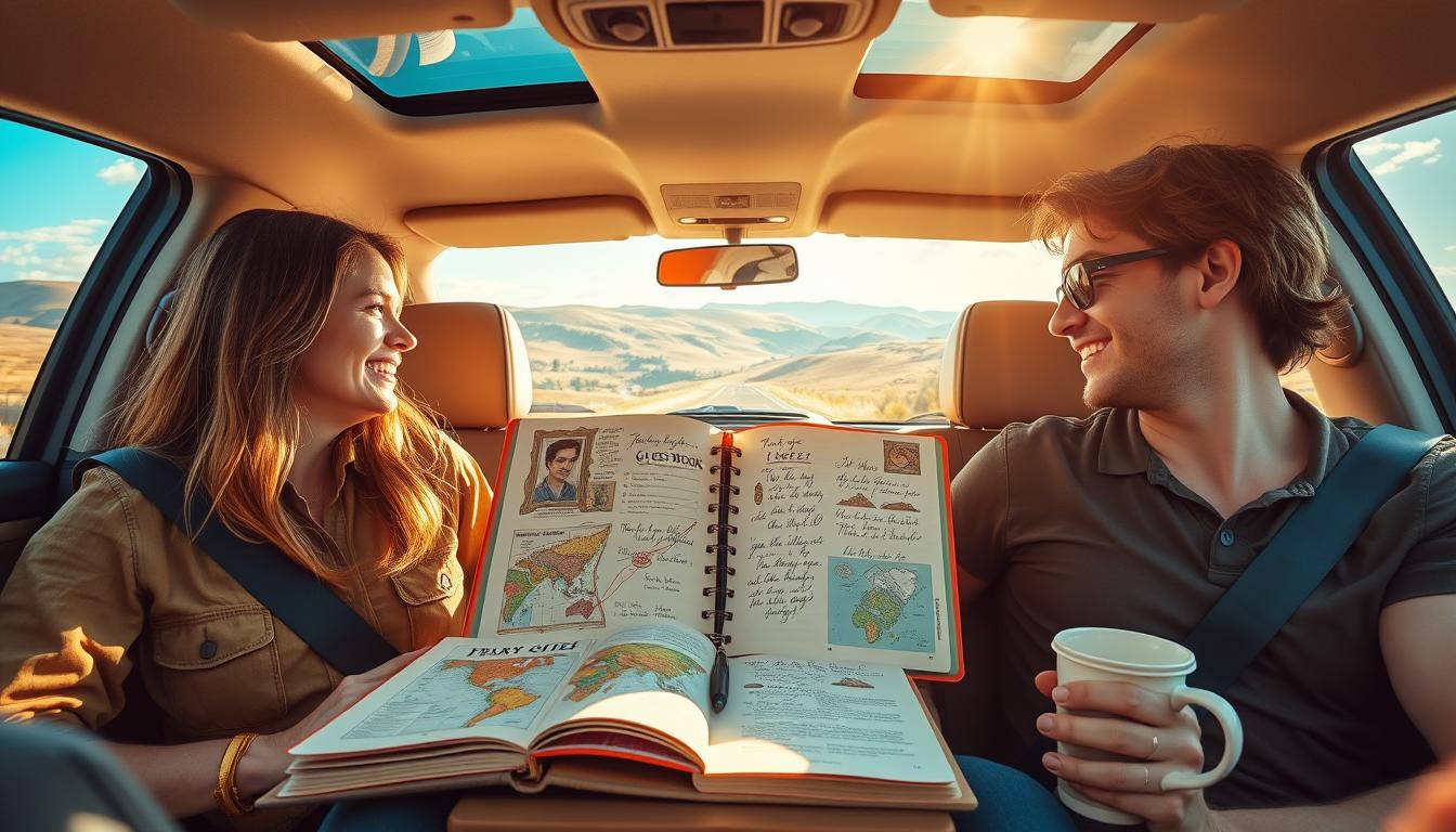 Gästebuch im Auto: Die ungewöhnliche Roadtrip-Idee