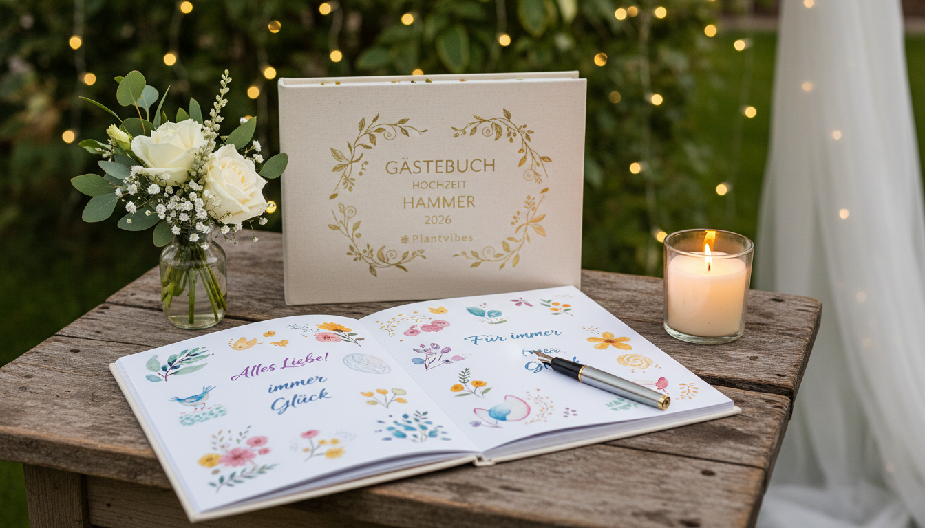Gästebuch Hochzeit Hammer 2026: Originelle Ideen für Einträge