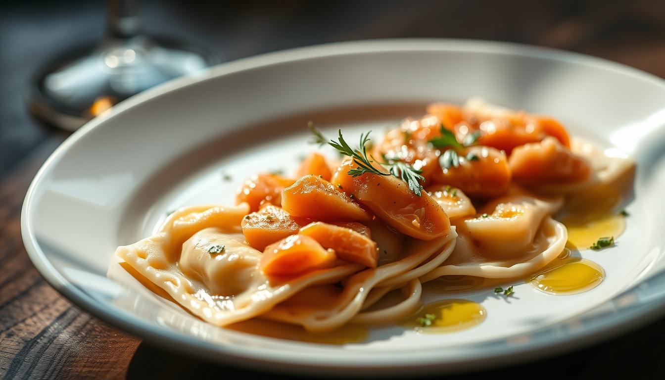 Ravioli mit Lachsfüllung – cremig und unwiderstehlich