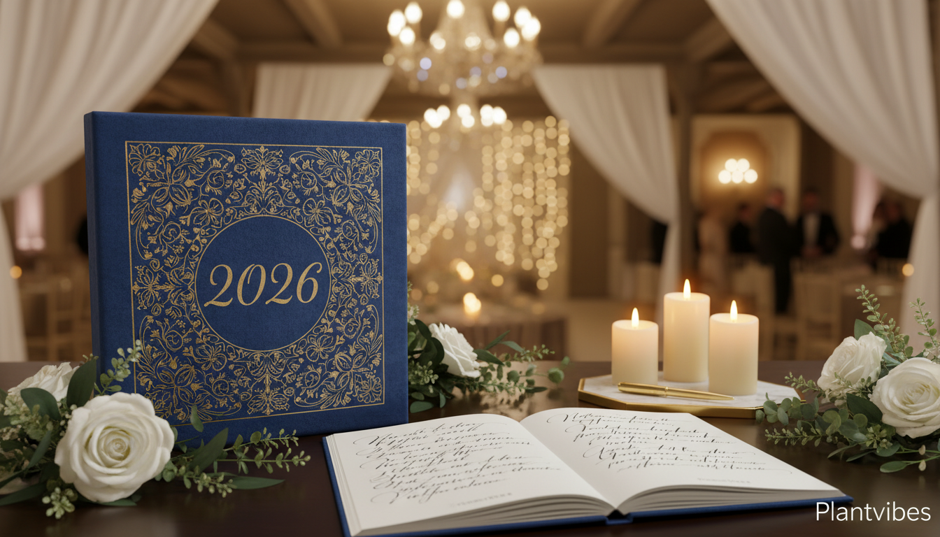 Gästebuch Hochzeit hochwertig 2026: Luxuriöse Inspiration