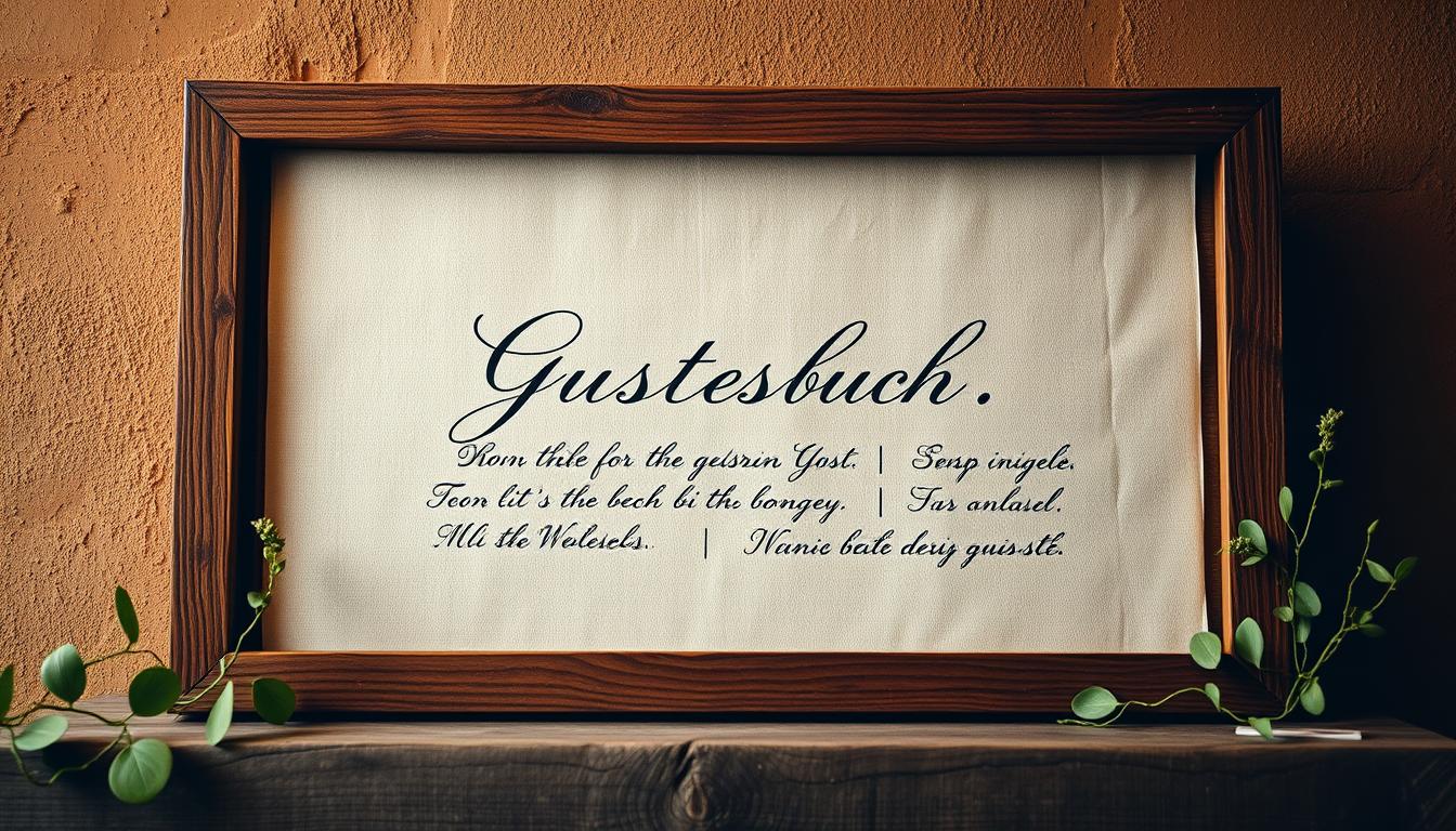 Gästebuch auf Leinwand – Kreatives Andenken für Feiern