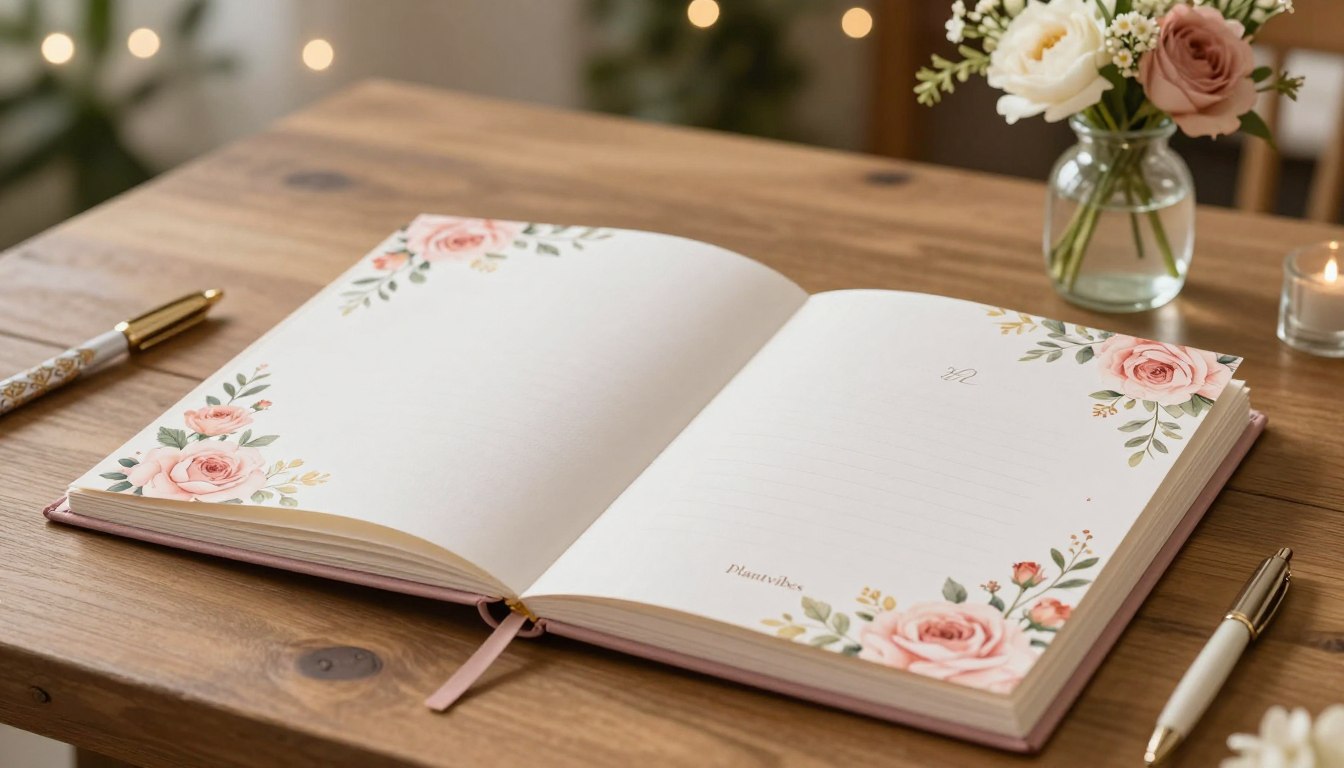 Gästebuch zur Hochzeit im DIN-A4-Format