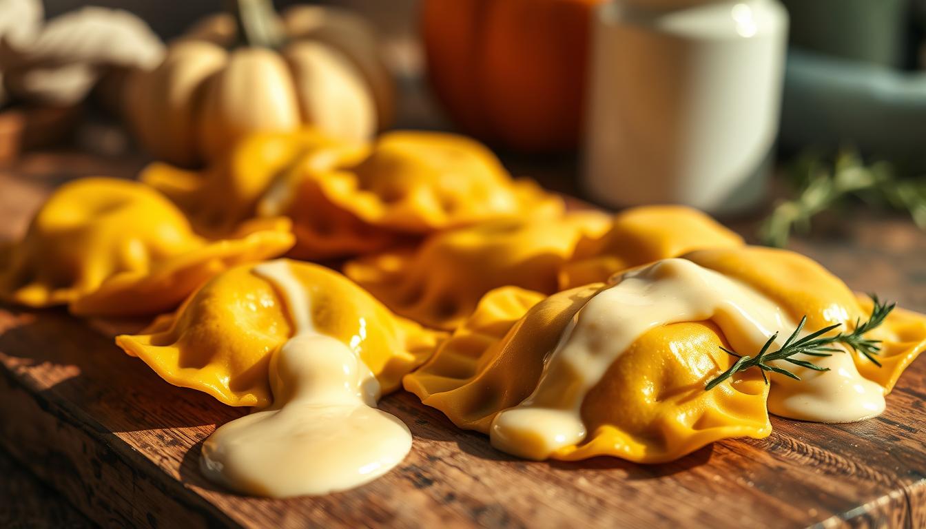 Cremig, herzhaft oder süß? Die richtige Sauce für Kürbisravioli finden