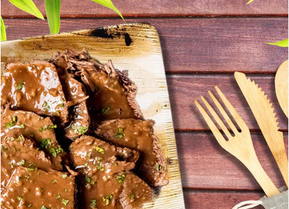 Rindfleisch: Ein traditioneller deutscher Schmorbraten