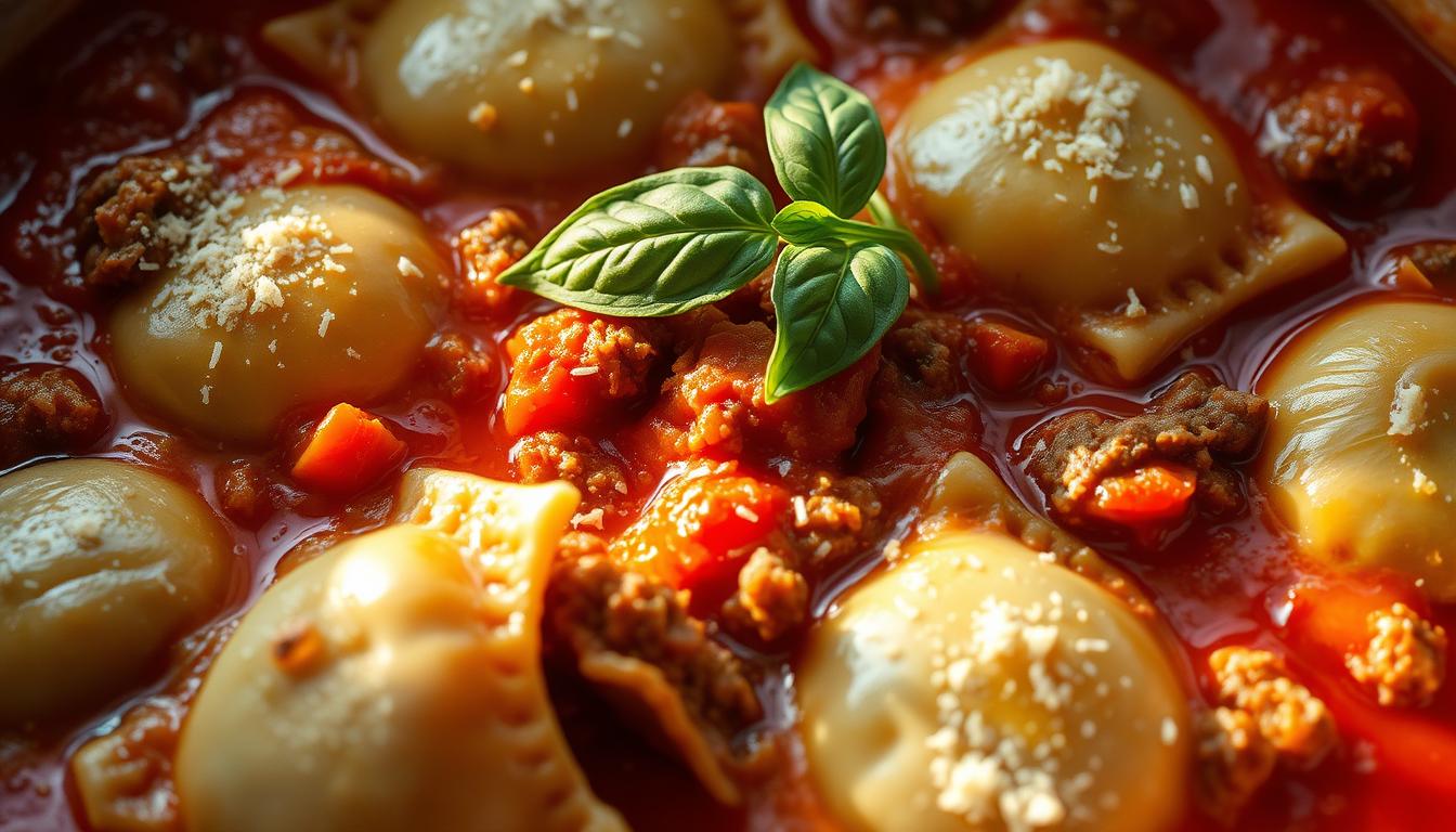 Ravioli mit Hackfleischfüllung – herzhaft und aromatisch