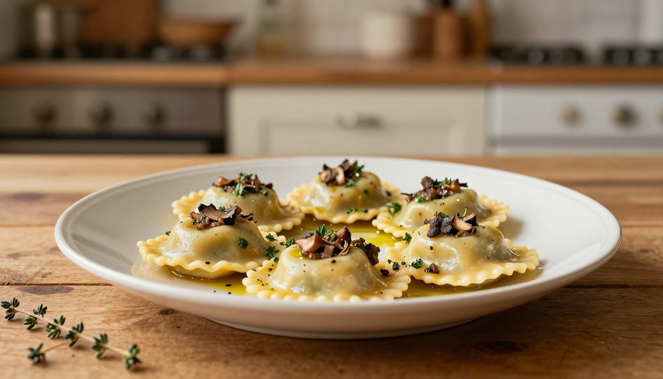 Ravioli mit Pilzfüllung – aromatisch & fein