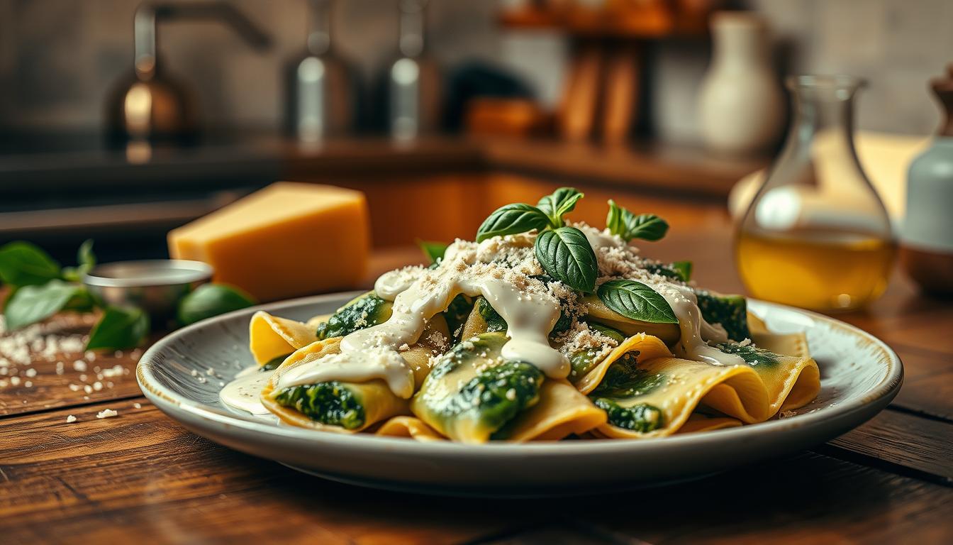 Welche Soße zu Spinat-Ricotta-Ravioli?