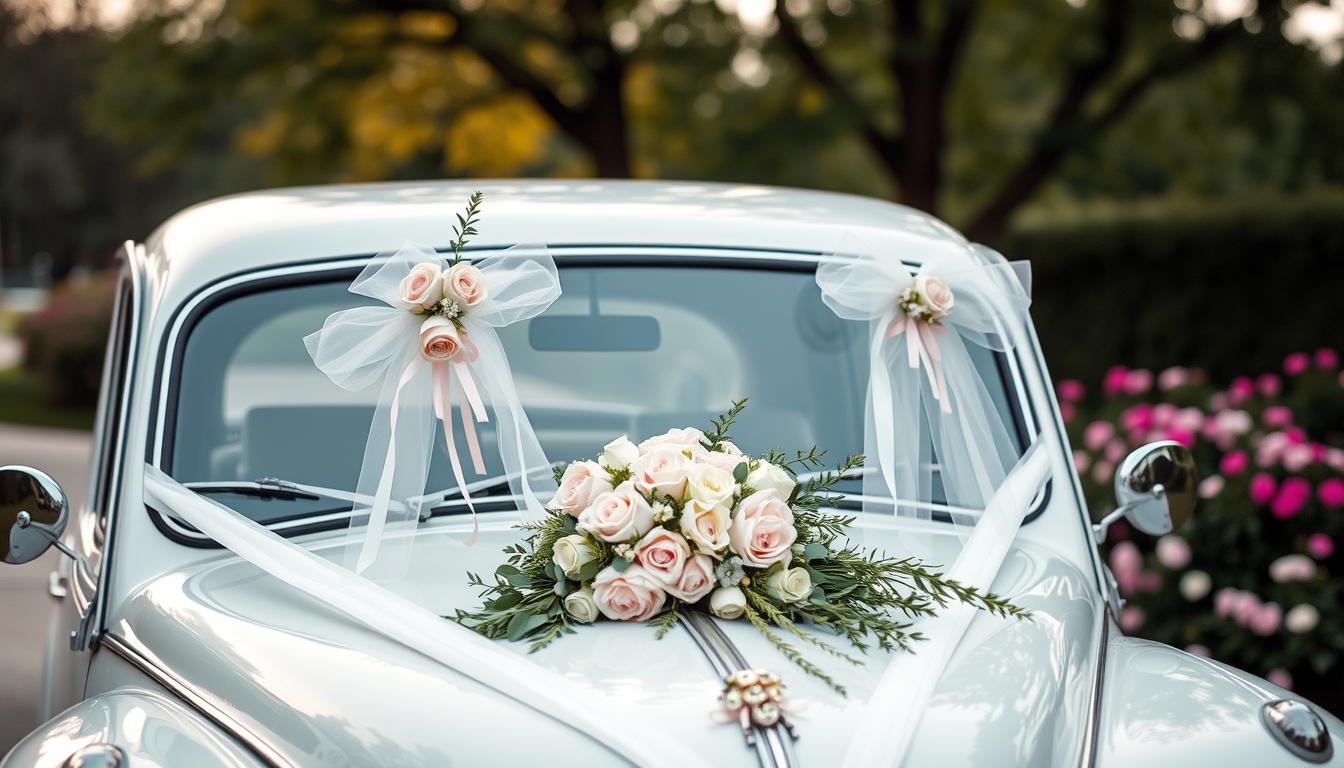Hochzeitsauto dekorieren – Was macht man zur Hochzeit ans Auto?