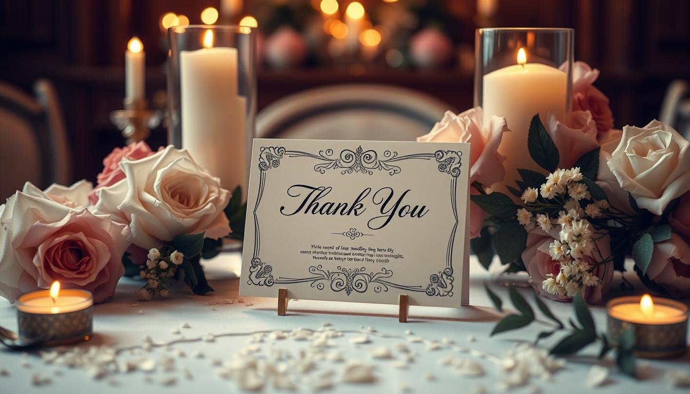 Elegante Hochzeit Dankeskarten Gestalten & Drucken