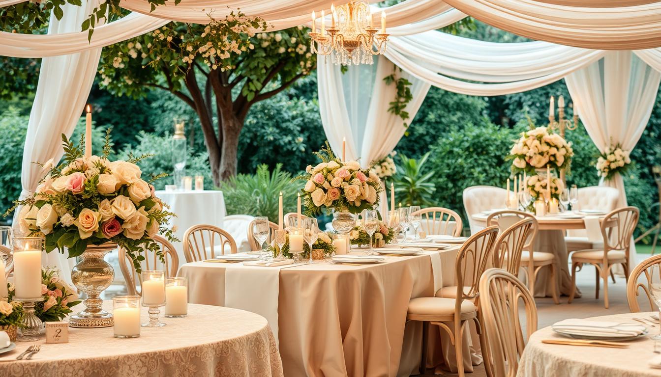 Hochzeit Deko mieten - Elegante Auswahl erleben