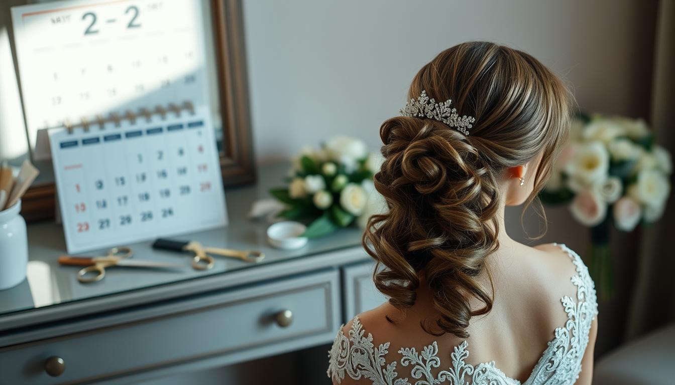 Optimaler Zeitpunkt zum Haarschnitt vor Hochzeit