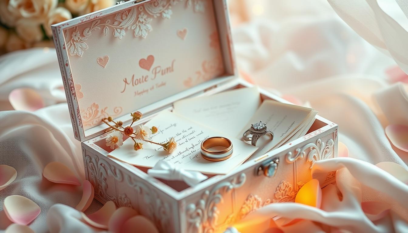Erinnerungsbox zur Hochzeit: Unvergessliche Momente