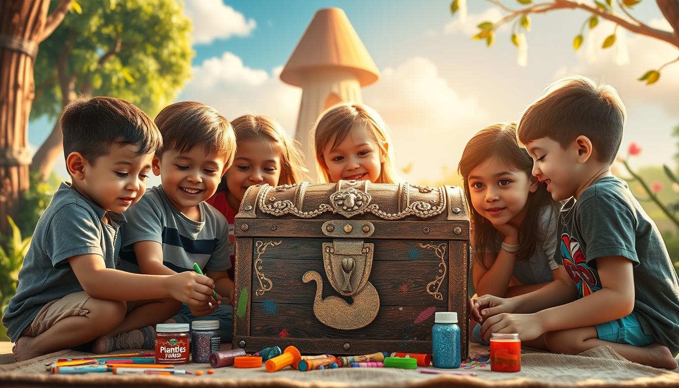 8 lustige und einfache Schatztruhen-Bastelideen für Kinder