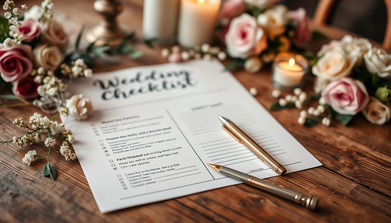 Ultimative Hochzeit Checkliste für Ihre Trauung