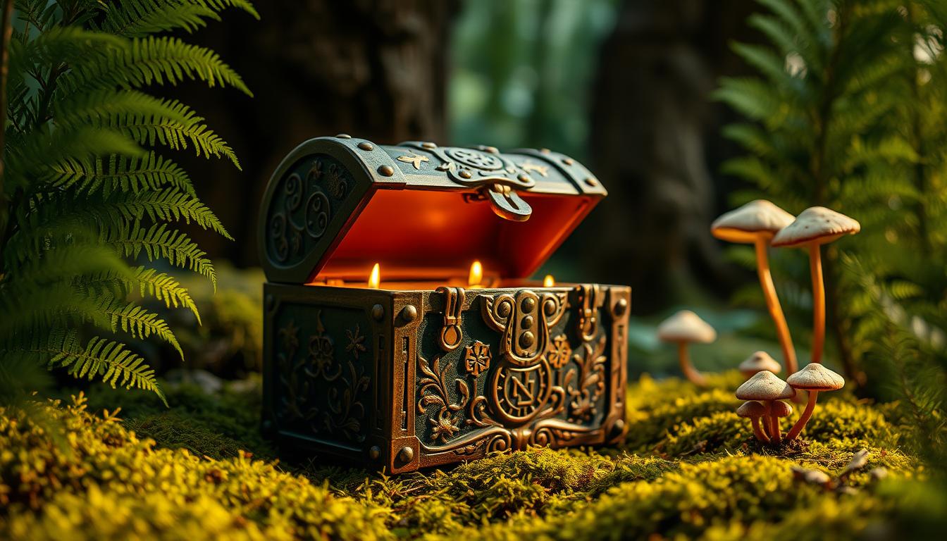 So gestaltest du eine Mini-Schatztruhe für ein Märchen- oder Fantasiethema