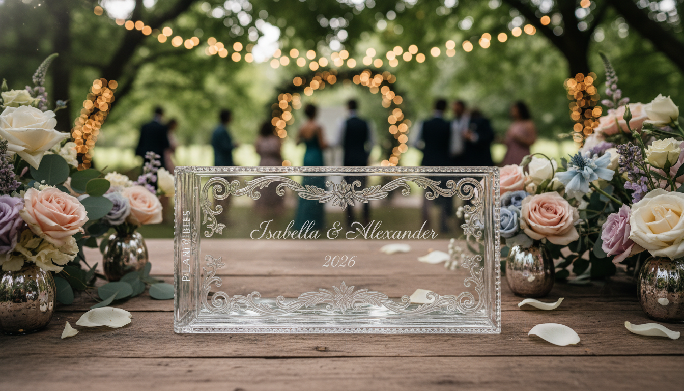 Gästebuch Hochzeit Glas 2026: Moderne und stilvolle Ideen