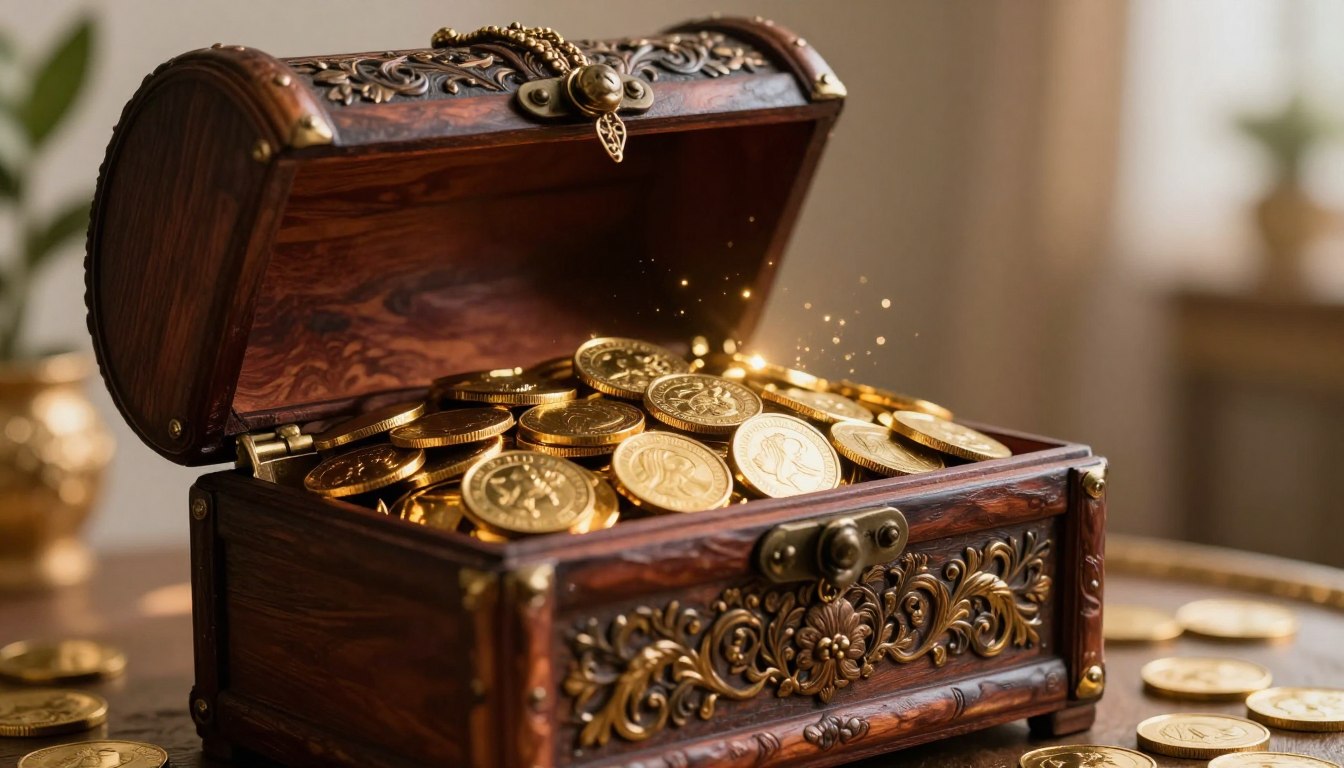Schatztruhe Gold 2026: Elegante und luxuriöse Ideen