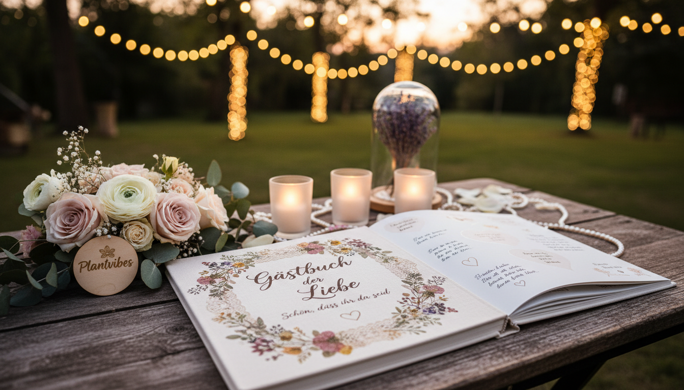 Hochzeitsgästebuch auf Deutsch – Leitfaden