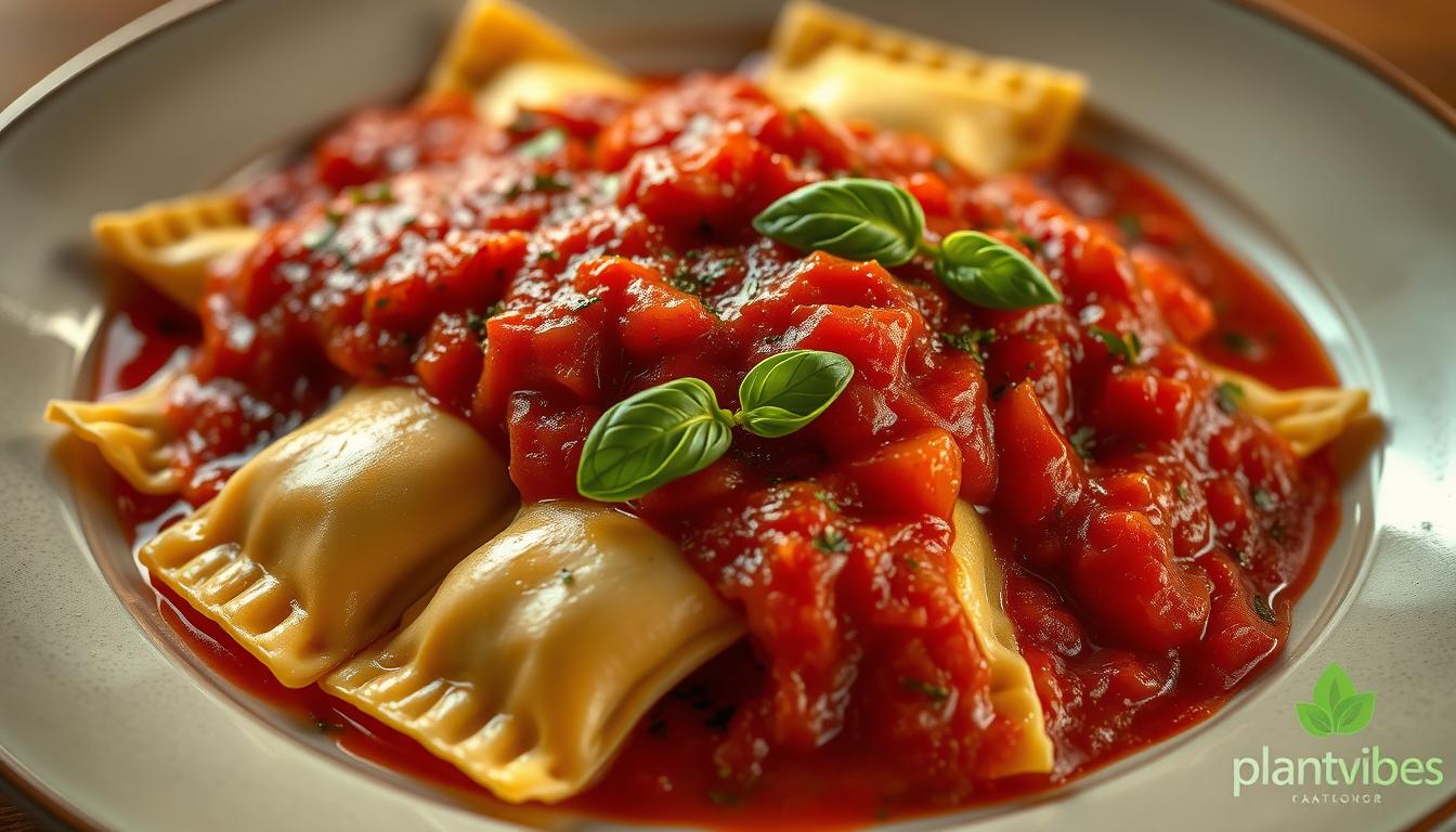 Ravioli mit Tomatensoße – eine zeitlose Kombination