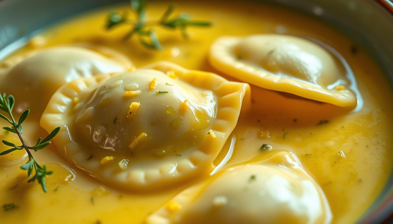 Ravioli in Zitronensoße – frisch, spritzig, unwiderstehlich