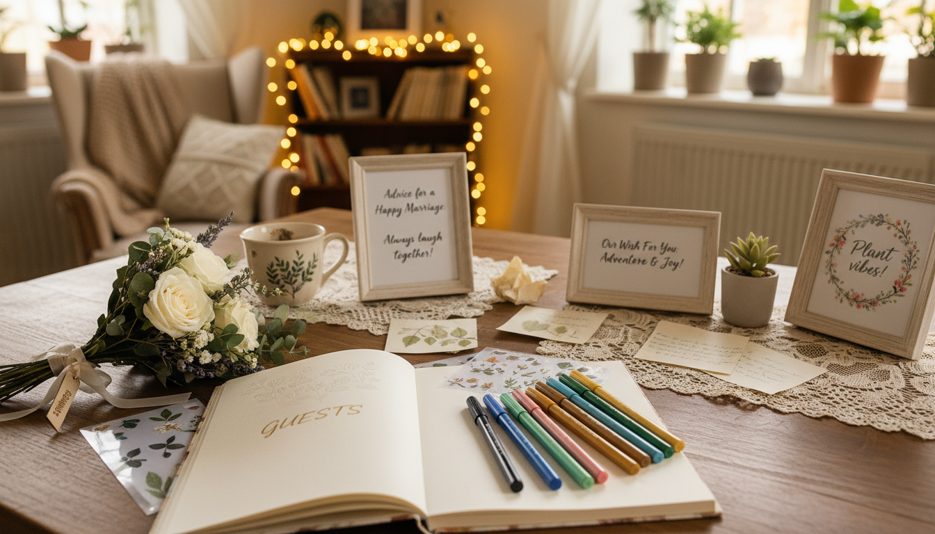 Kreative Ideen für Gästebucheinträge