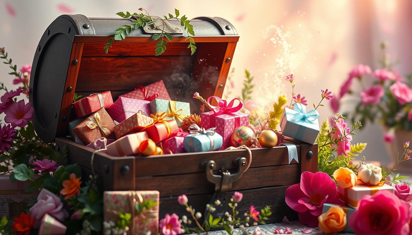 Kindergeburtstag: Schatztruhe-Geschenke voller Magie