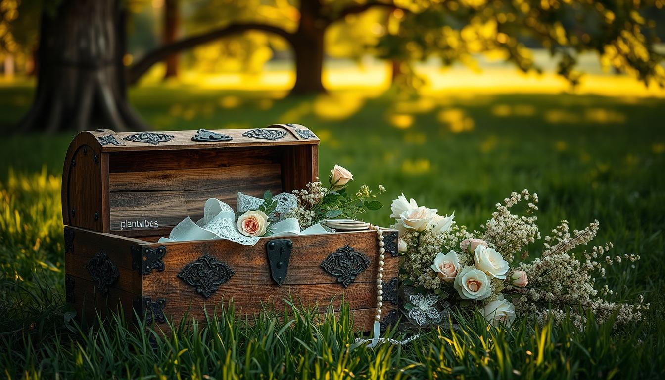 DIY-Schatztruhe-Ideen für Hochzeiten und Verlobungsfeiern