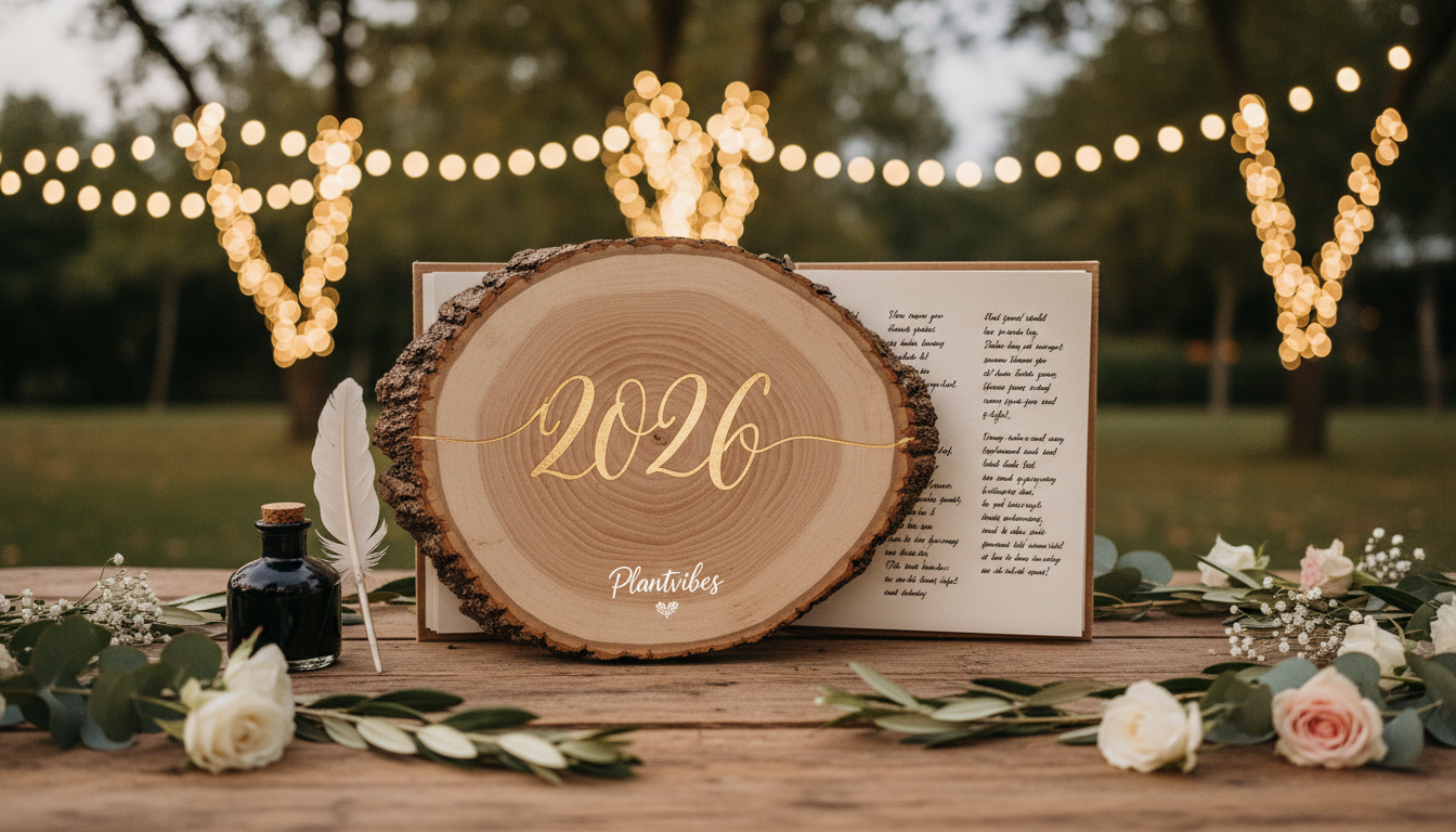 Gästebuch Hochzeit Holz Ideen 2026: Rustikale Inspiration