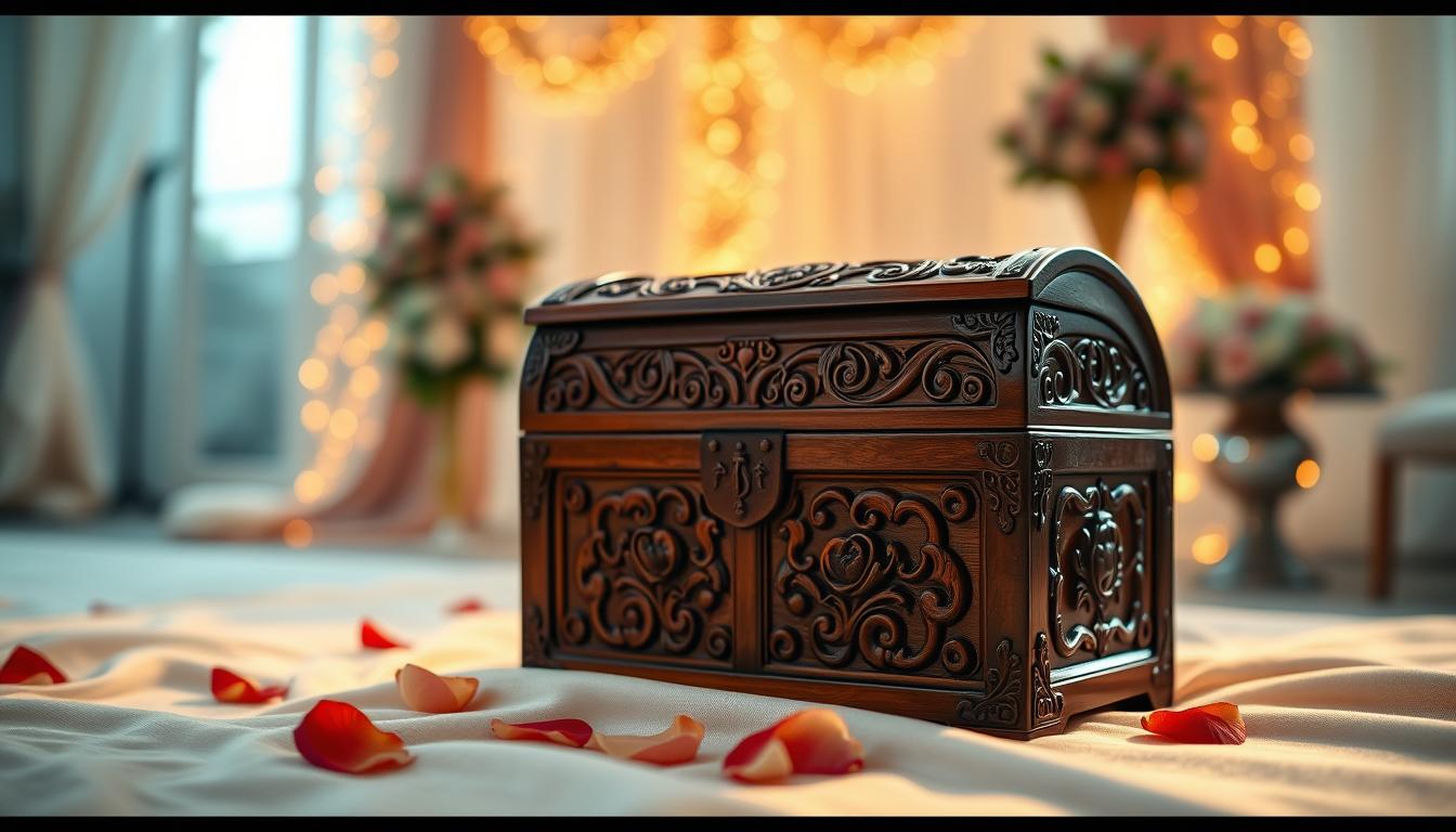 Schatztruhe als Hochzeitsgeschenk