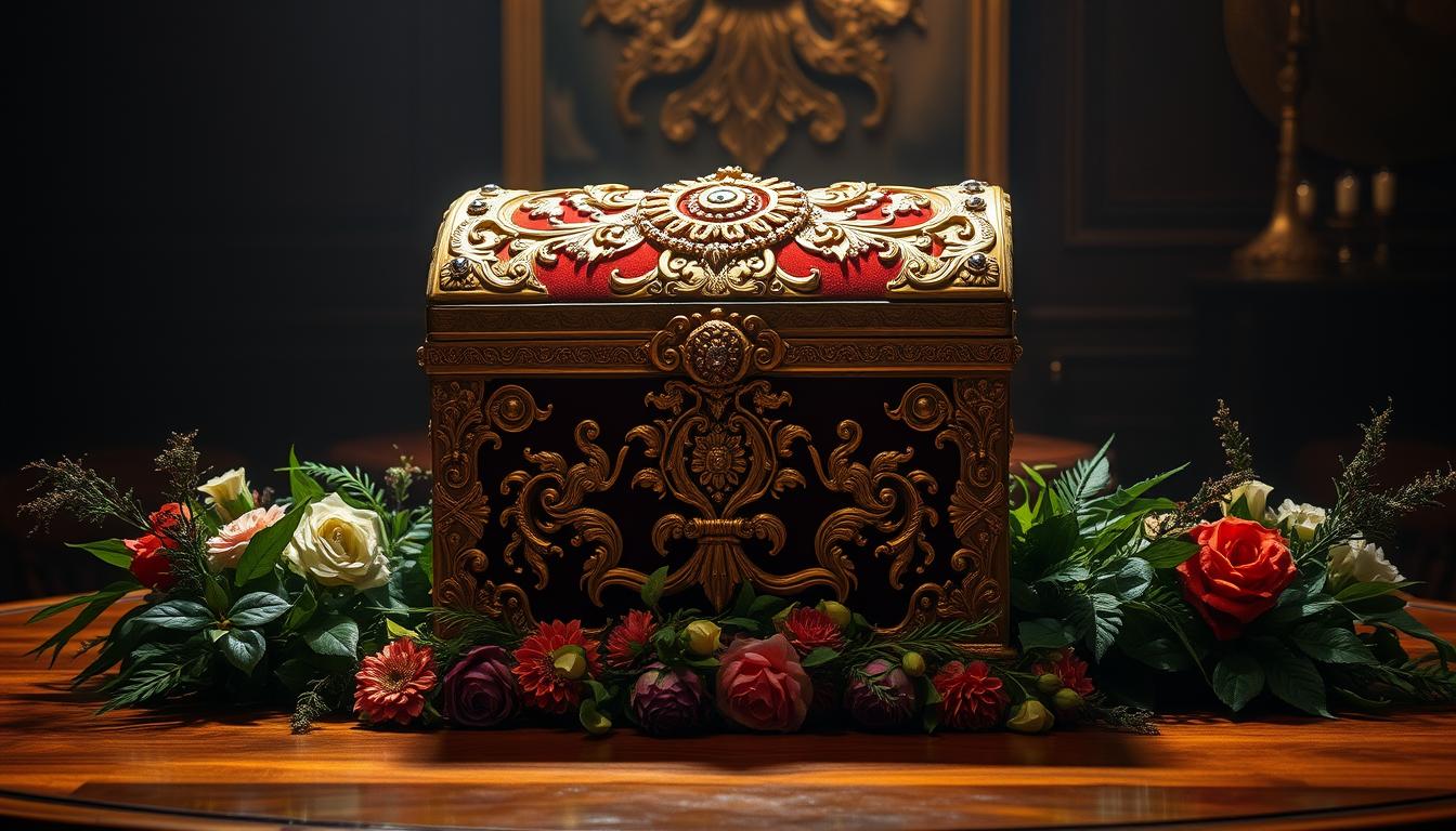 Schatztruhe mit Gold – Glanz & Wert für dein Zuhause