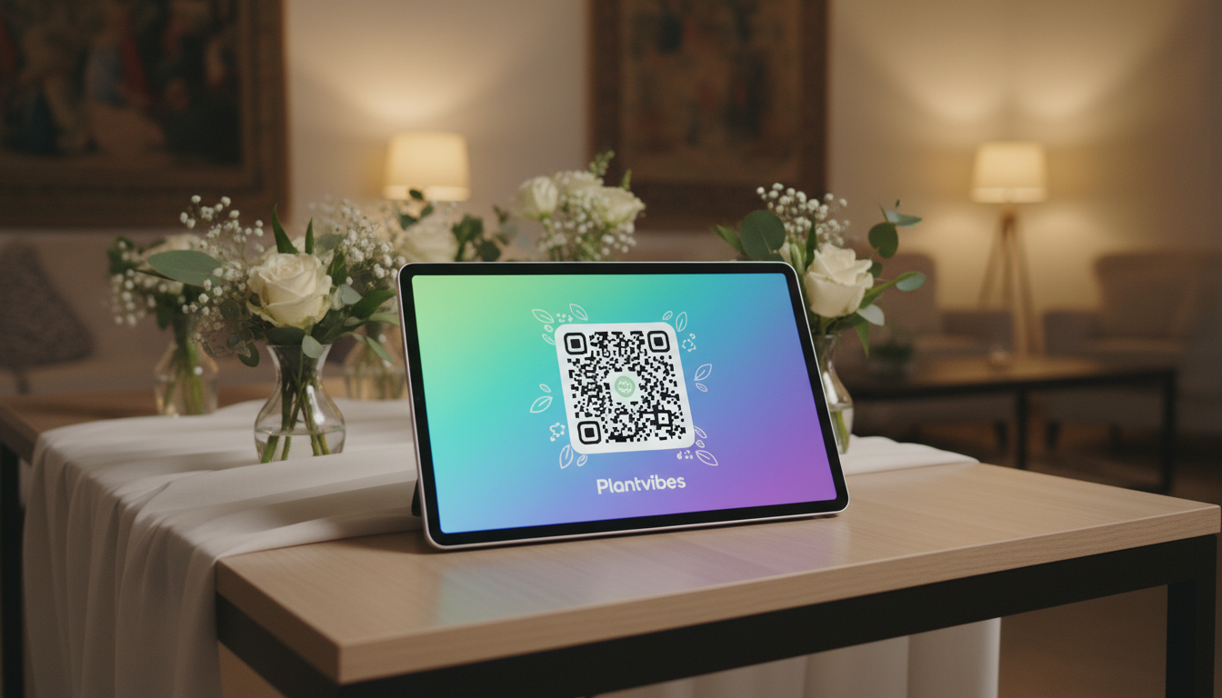 Digitales Gästebuch mit QR-Code