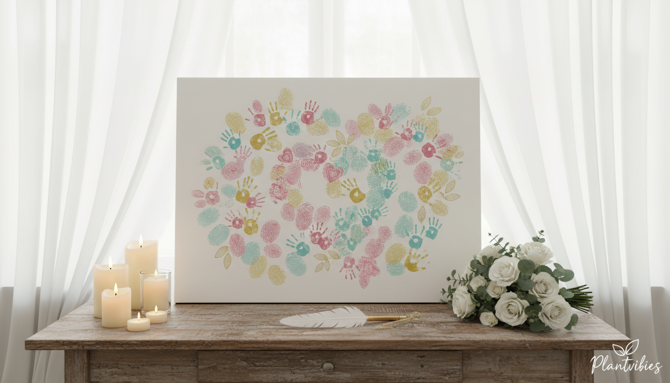 Fingerabdruck-Leinwand als Hochzeitsgästebuch 2026