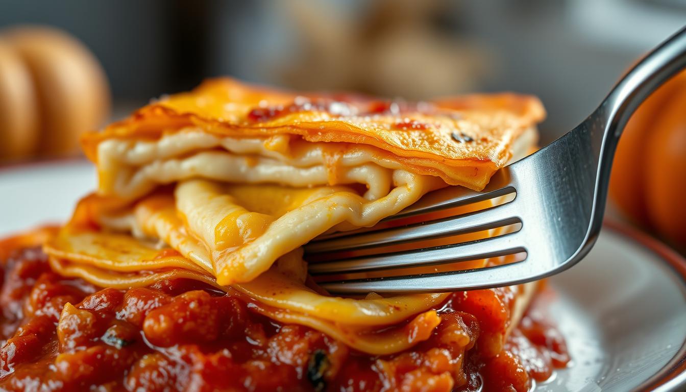 Kürbisravioli-Lasagne: Geschichteter Genuss für kalte Tage