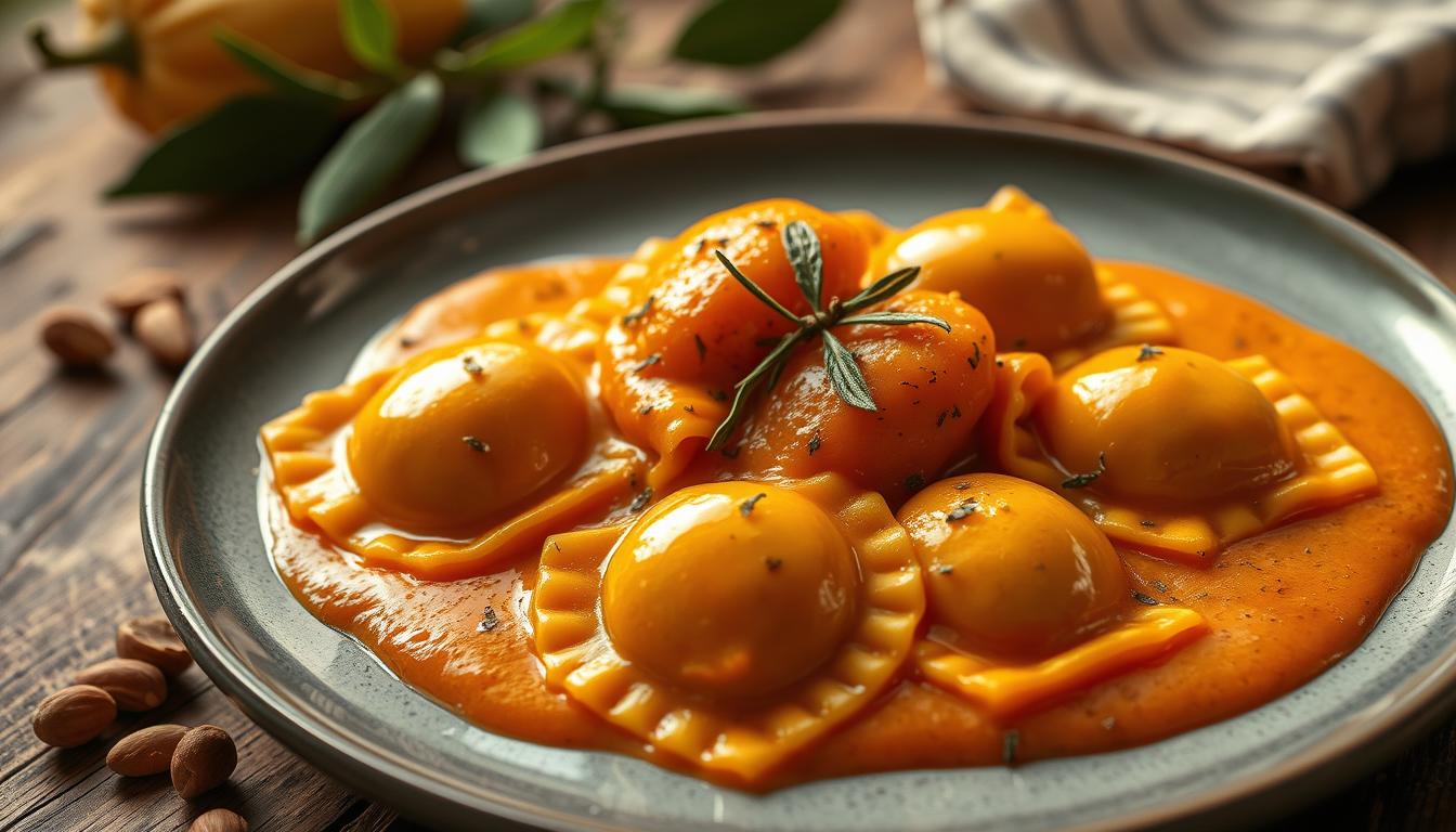 Einfaches Kürbisravioli-Saucenrezept zum Immer-wieder-Kochen