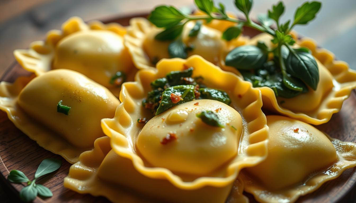 Rezept: Ravioli mit Spinatfüllung – hausgemacht und aromatisch