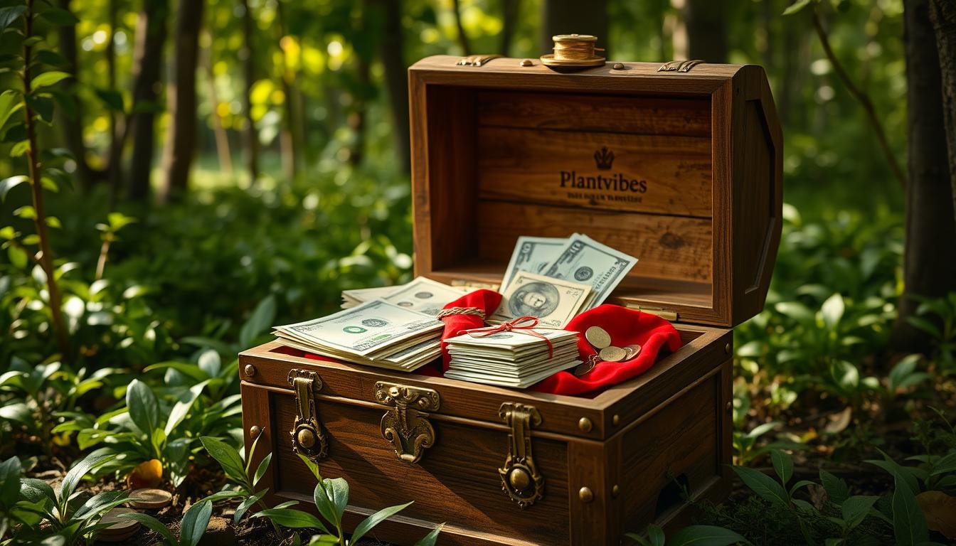 Kreative Geldgeschenke zur Hochzeit in einer Schatztruhe