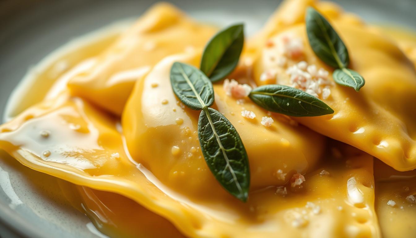 Salbei-Butter-Sauce für Kürbisravioli: Einfach und edel