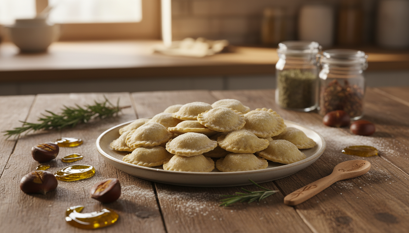 Ravioli mit Maronenfüllung – winterlicher Genuss