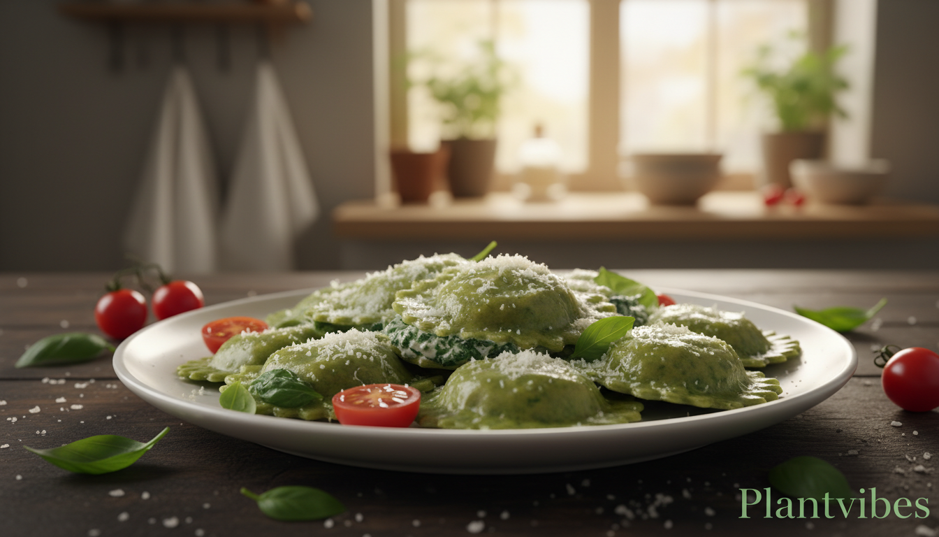 Ravioli mit Spinat – frisch & leicht
