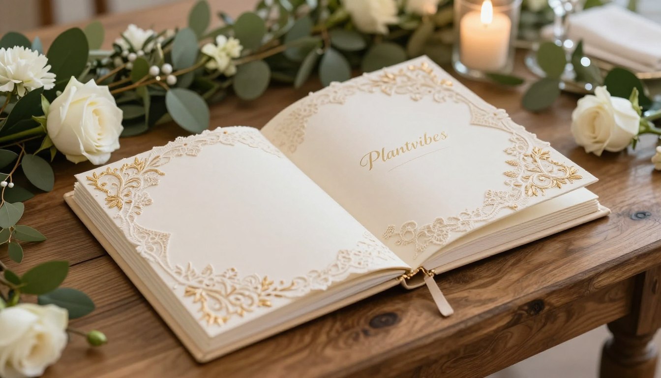 Edles Hochzeitsgästebuch – stilvolle Inspiration